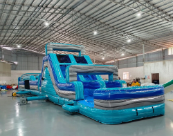 62ft bahama 2 piece wetdry inflatable obstacle course 877133 17417 1 62' Bahama 2-Piece Wet/Dry Obstacle course